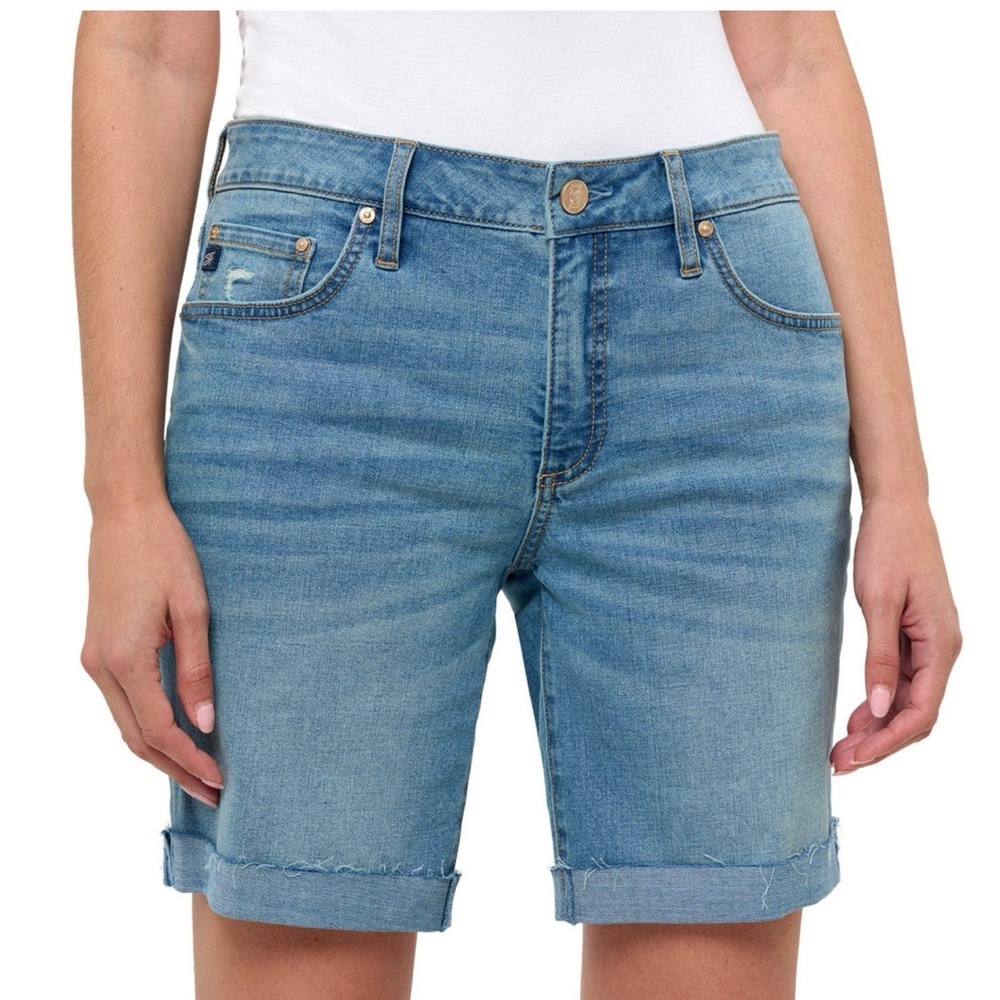SEVEN7 BERMUDA SHORT 9” - MEDUIM BLUE SIZE 16 (NEW WITH TAGS)